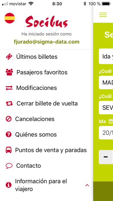 Socibus - Viaja en autobús Screenshot