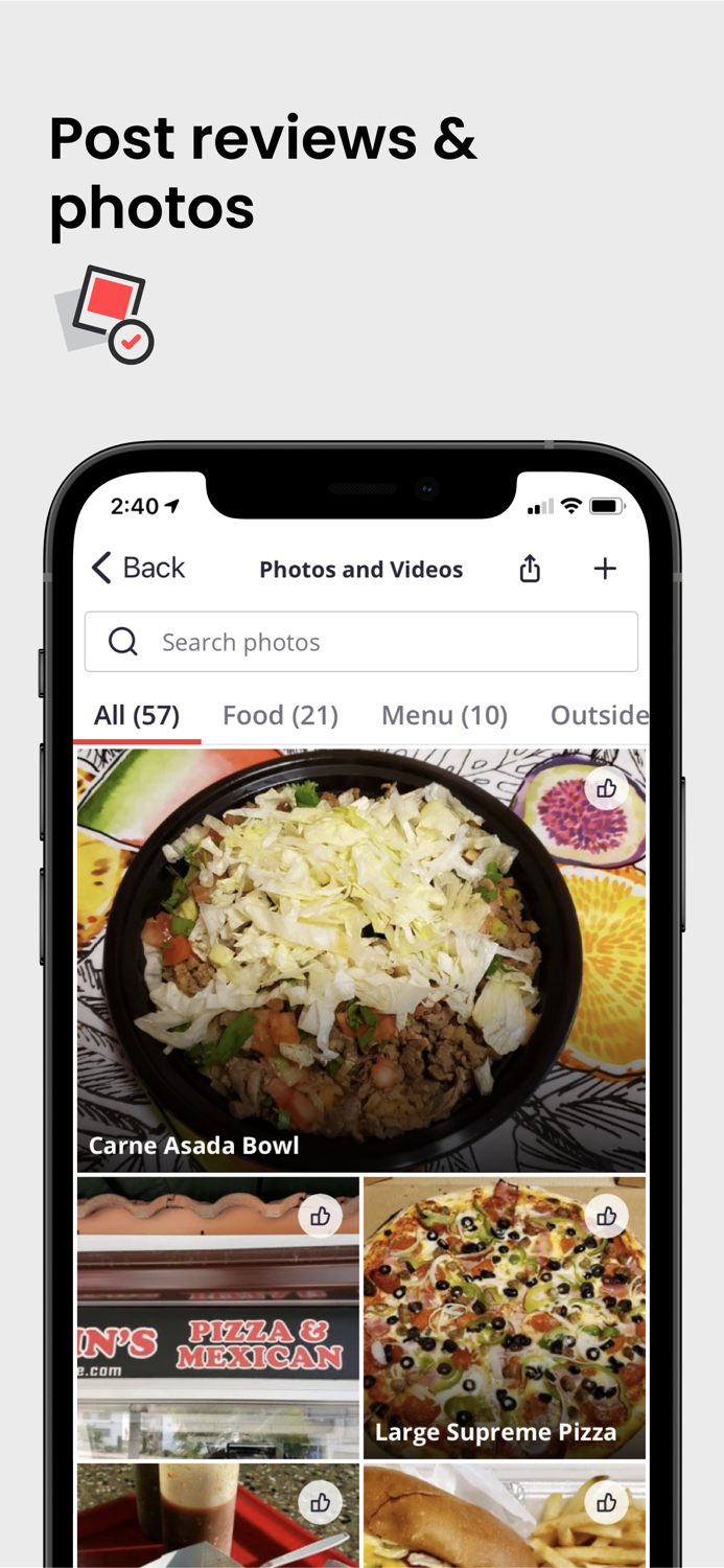Yelp Food Delivery and Reviews