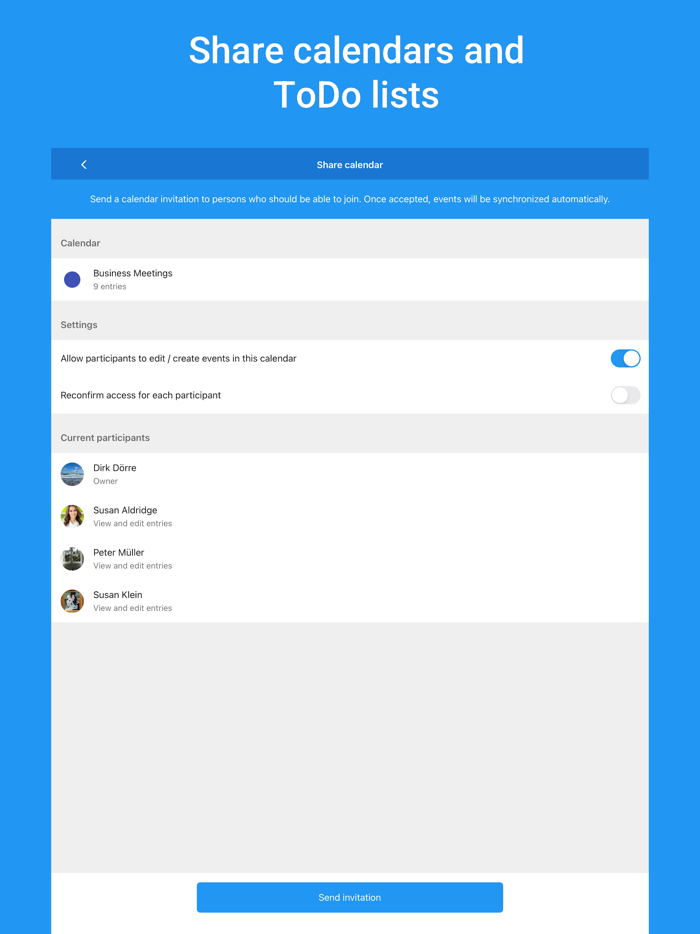 149 Live Calendar and ToDo list