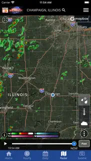 wcia 3 weather iphone screenshot 3