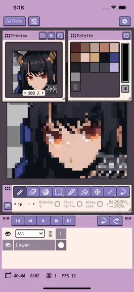 Game screenshot Resprite: pixel art studio apk
