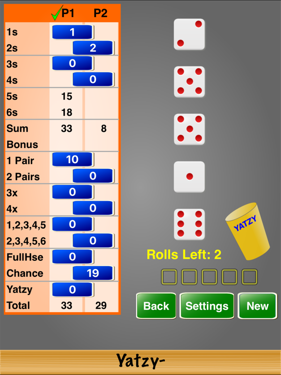 Screenshot #2 for Yatzy-