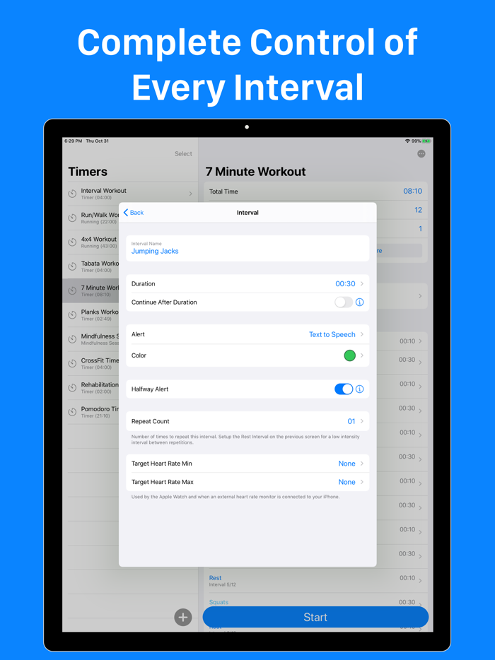 Intervals Pro HIIT Timer