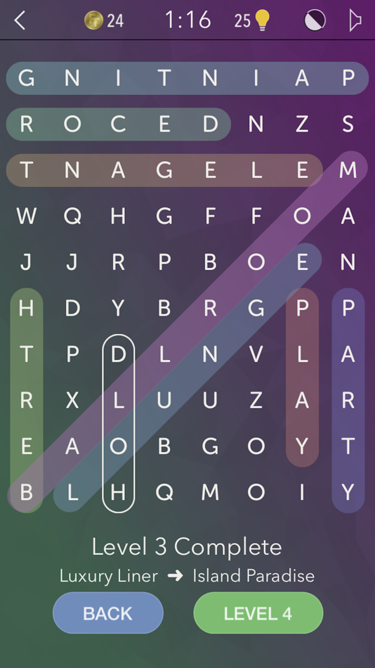 #1. Word Search + Infinite Puzzles (iOS) 来自: Funnerware