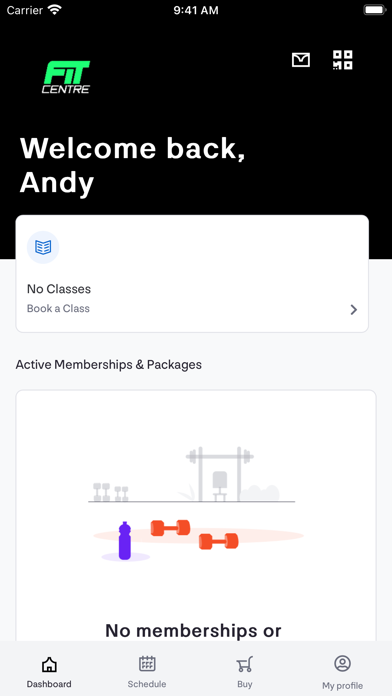 Fit Centre Screenshot