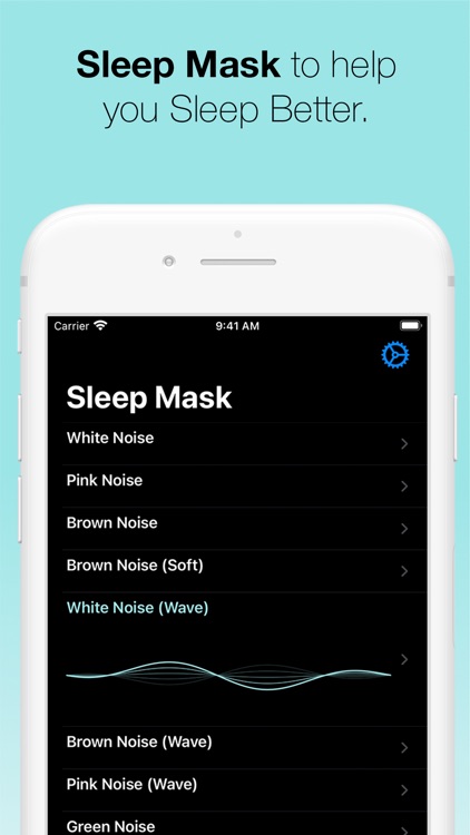 Sleep Mask - White Noise