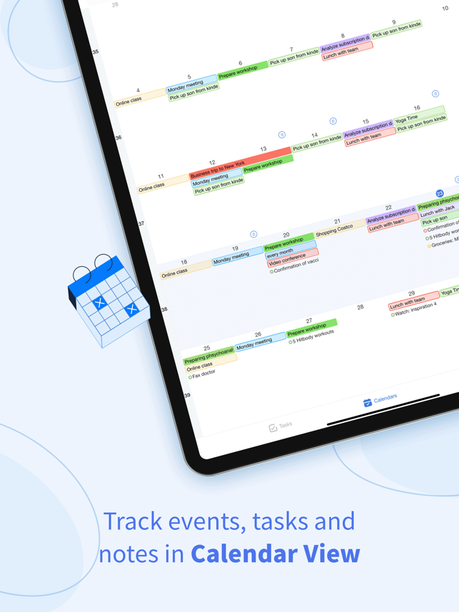 ‎Tiny Planner - Captura de tela do organizador diário