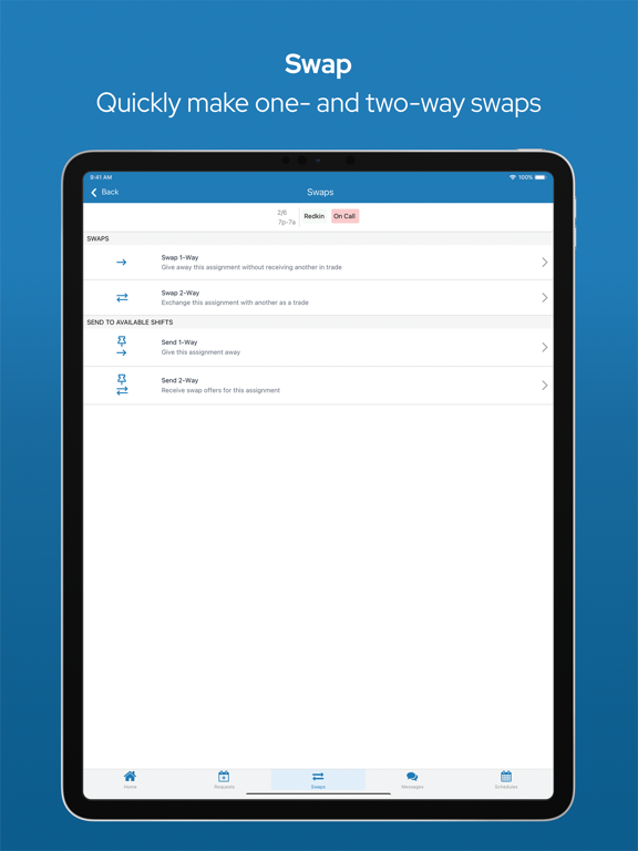 QGenda iPad screenshot 5 - Medical app