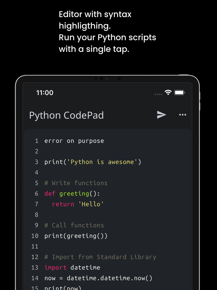 Python Code-Pad CompilerandIDE