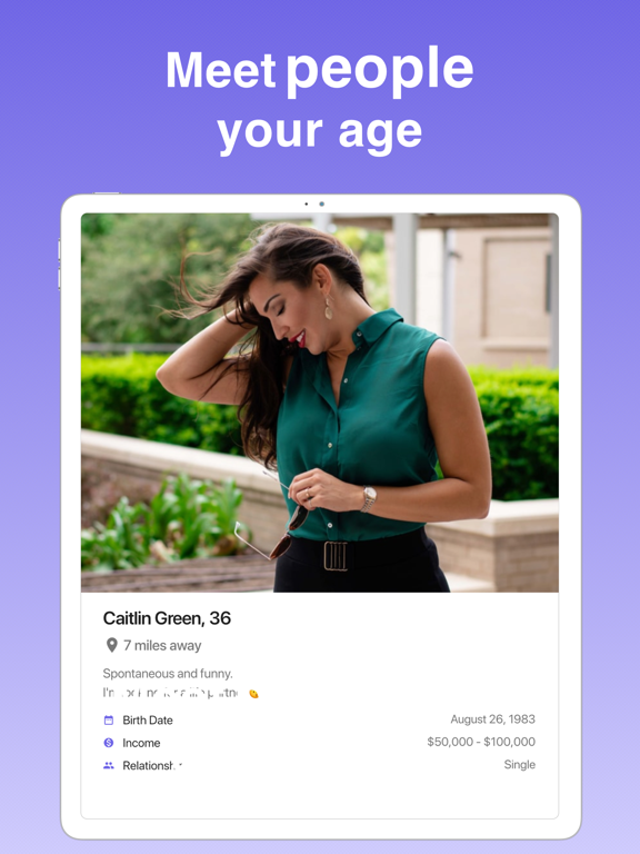 Screenshot #5 pour Senior Dating - mature singles