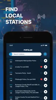 police＋fire scanner radio usa iphone screenshot 2
