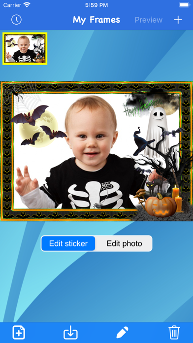 Halloween frames - Frame It! Screenshot