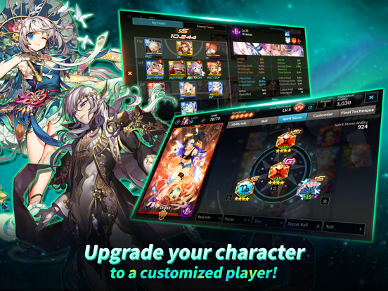 Soccer Spirits iPad app afbeelding 3