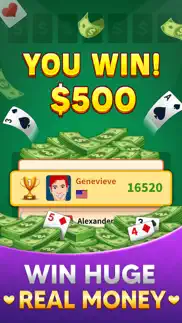 quick solitaire: win cash iphone screenshot 3