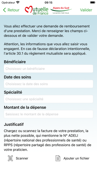 Mutuelle France Alpes du Sud Screenshot