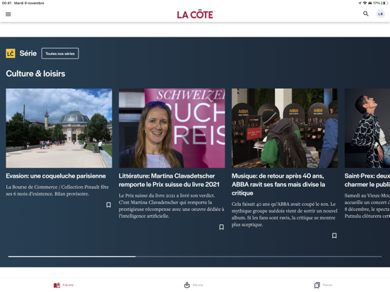 La Côte iPad screenshot 8 - News app