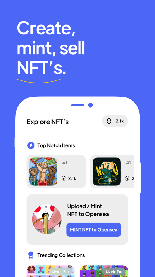#4. NFT Creator - Art Maker & Mint (iOS) 由: 6Hive OU