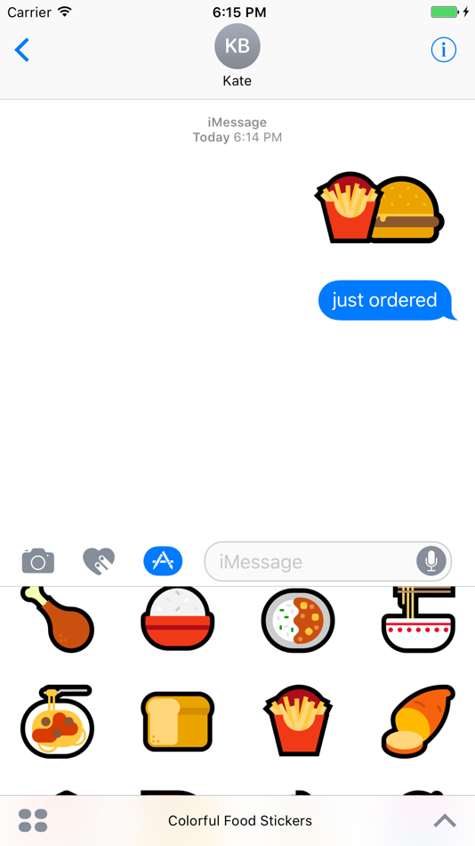 Colorful Food Stickers - 1.0.2 - (iOS)