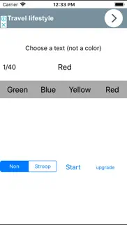 stroop test j lite iphone screenshot 2