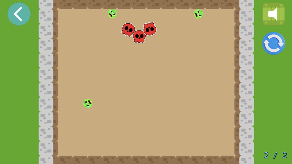 #1. Chain Reaction Zombie Game (iOS) Podle: Liana Silva