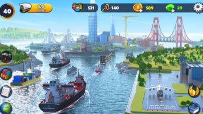 Real Ocean Clean Boat Games 3D Screenshot
