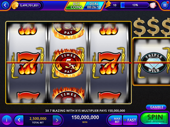 Vegas Now Double Slots Casino iPad app afbeelding 5