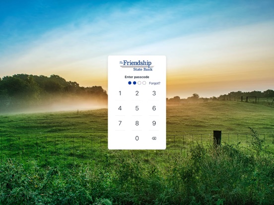 Friendship State Bank iPad screenshot 2 - Finance app