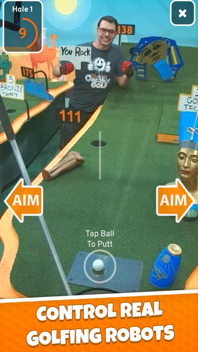 OneShot Golf: Robot Golf & Win screenshot 1