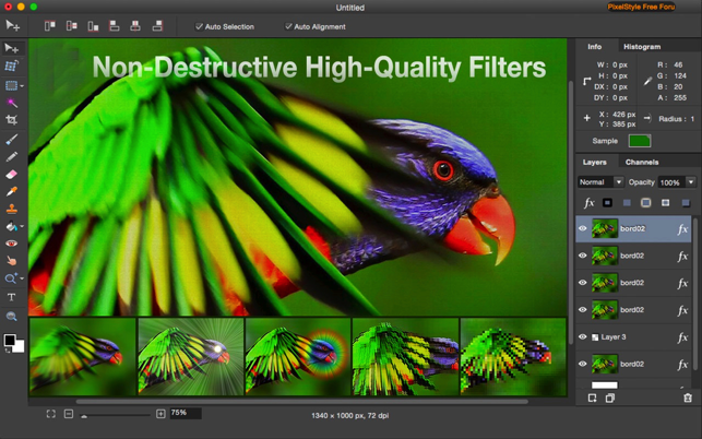 ‎PixelStyle Photo Editor Screenshot