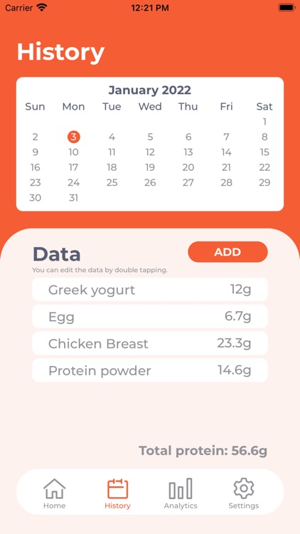 Protein Log