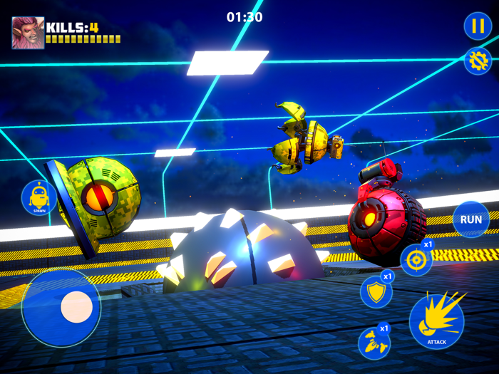 Robot Car Crash Battle Arena