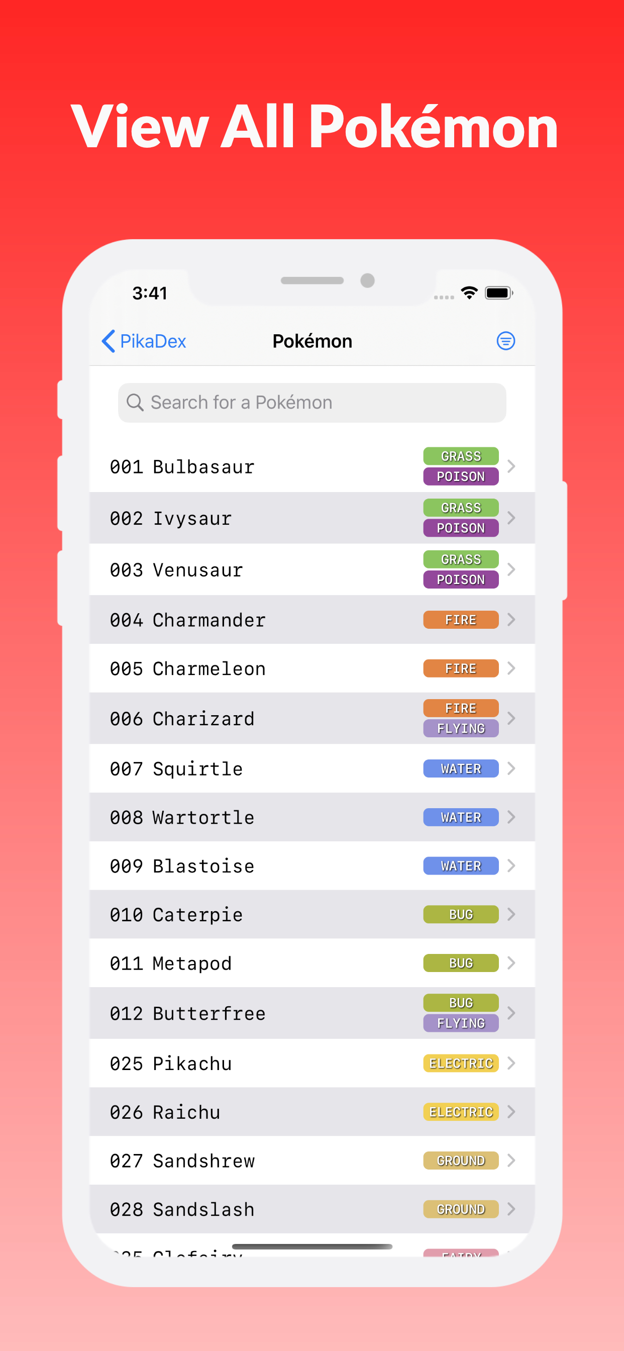 PikaDex - Dex for every game!