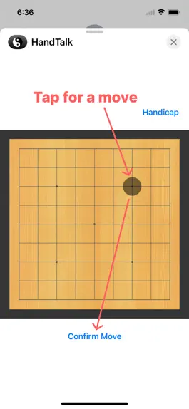 Game screenshot HandTalk: Game of Go apk