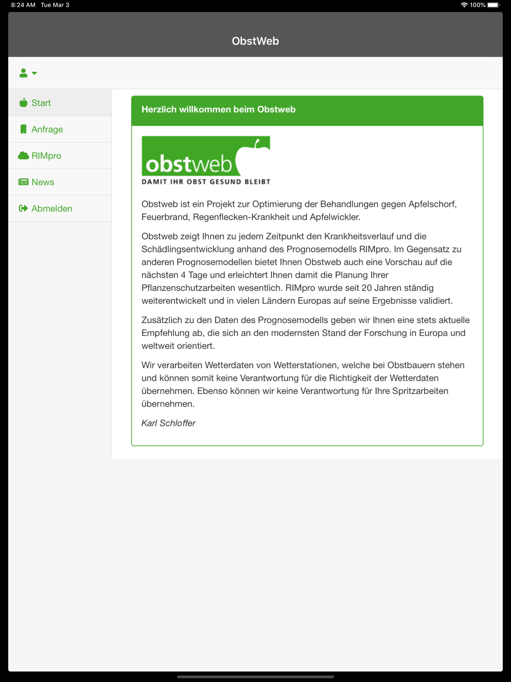 Obstweb screenshot 6