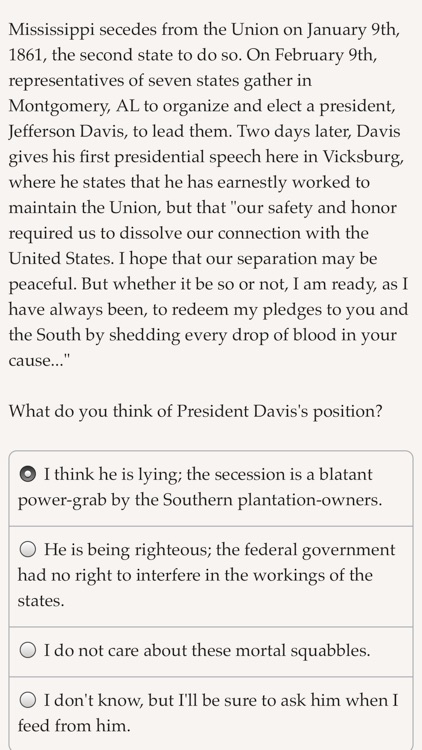 Choice of the Vampire