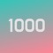 1000Goal - "A Thousand Miles Starts with a Single Step" is an application for achieving the goal of 1,000 times