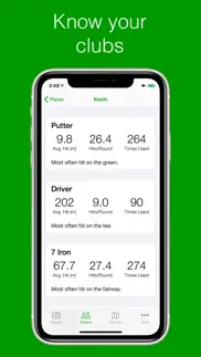 golfer's scorecard iphone screenshot 3