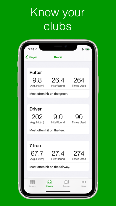 Screenshot #3 pour Golfer's Scorecard