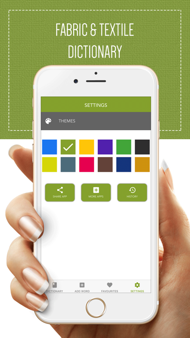 Fabric & Textile Dictionary Screenshot