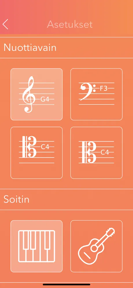 Solfa PRO: opi nuotteja. Piano