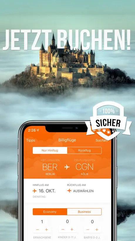 Billigflüge — Get Cheap