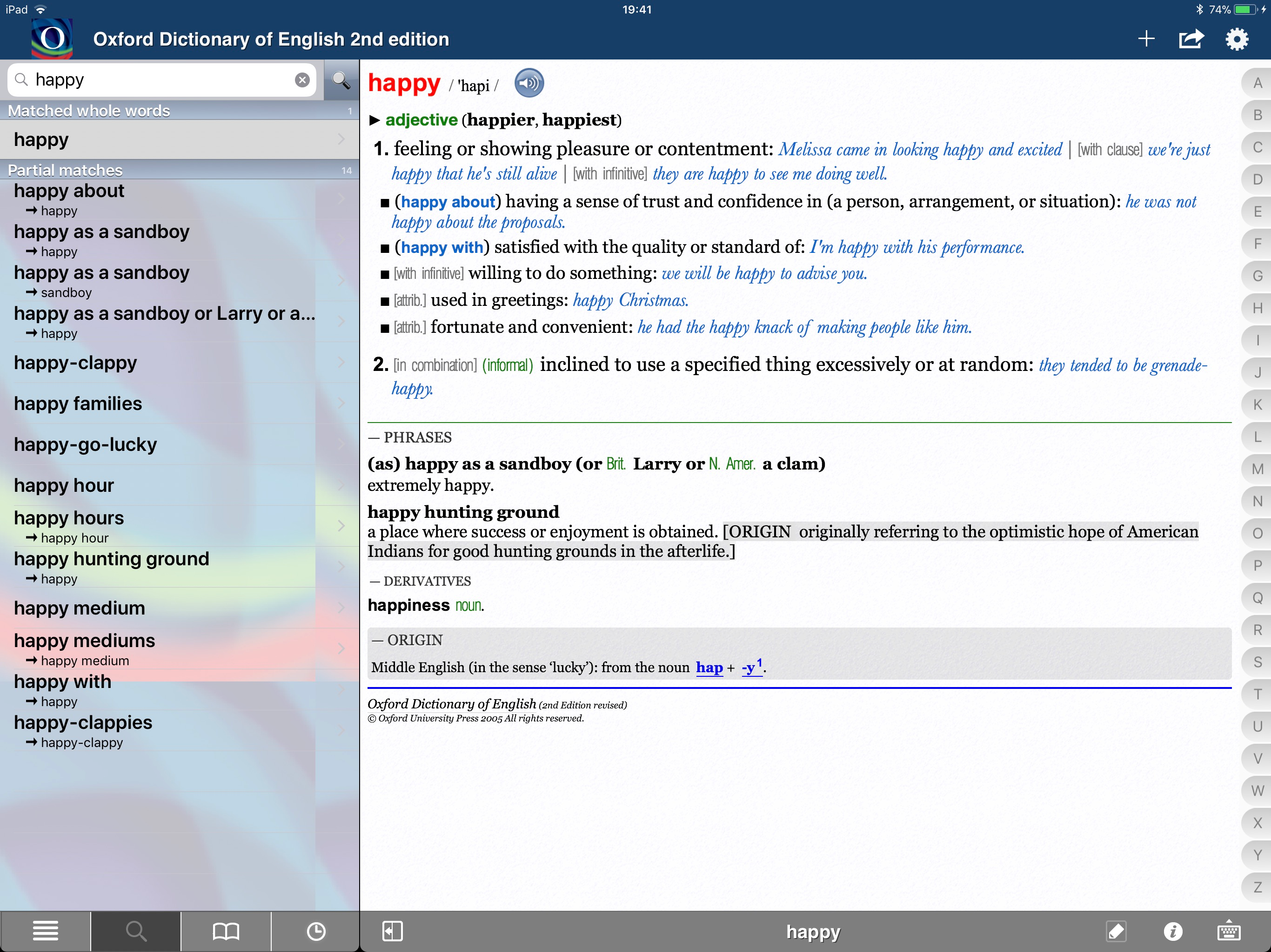 Oxford Dictionary of English.