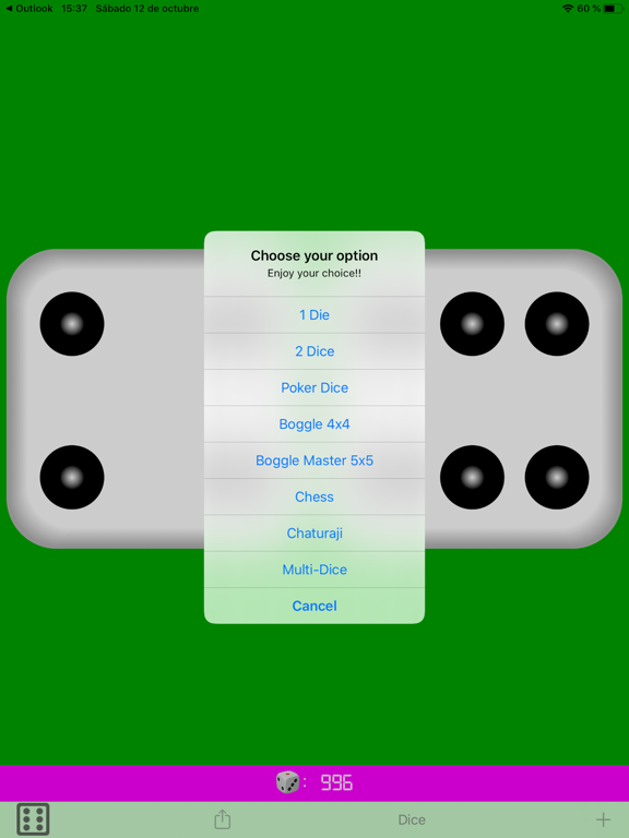 Roll the Dice !! iPad screenshot