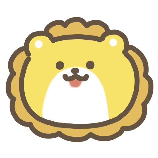 moving lion sticker