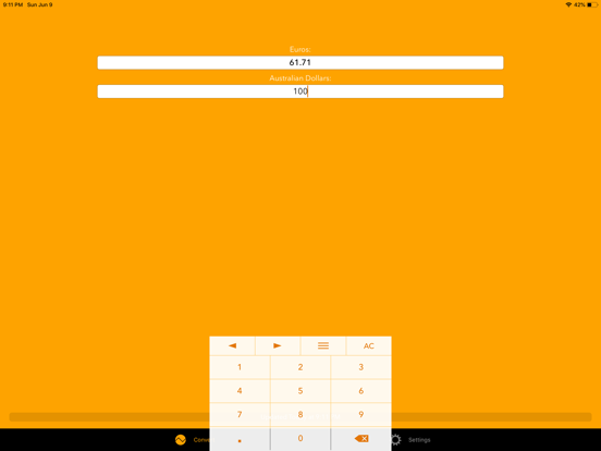 Screenshot #1 for Australian Dollars To Euros
