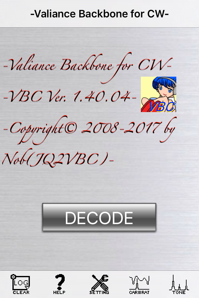 Valiance Backbone for CW - VBC