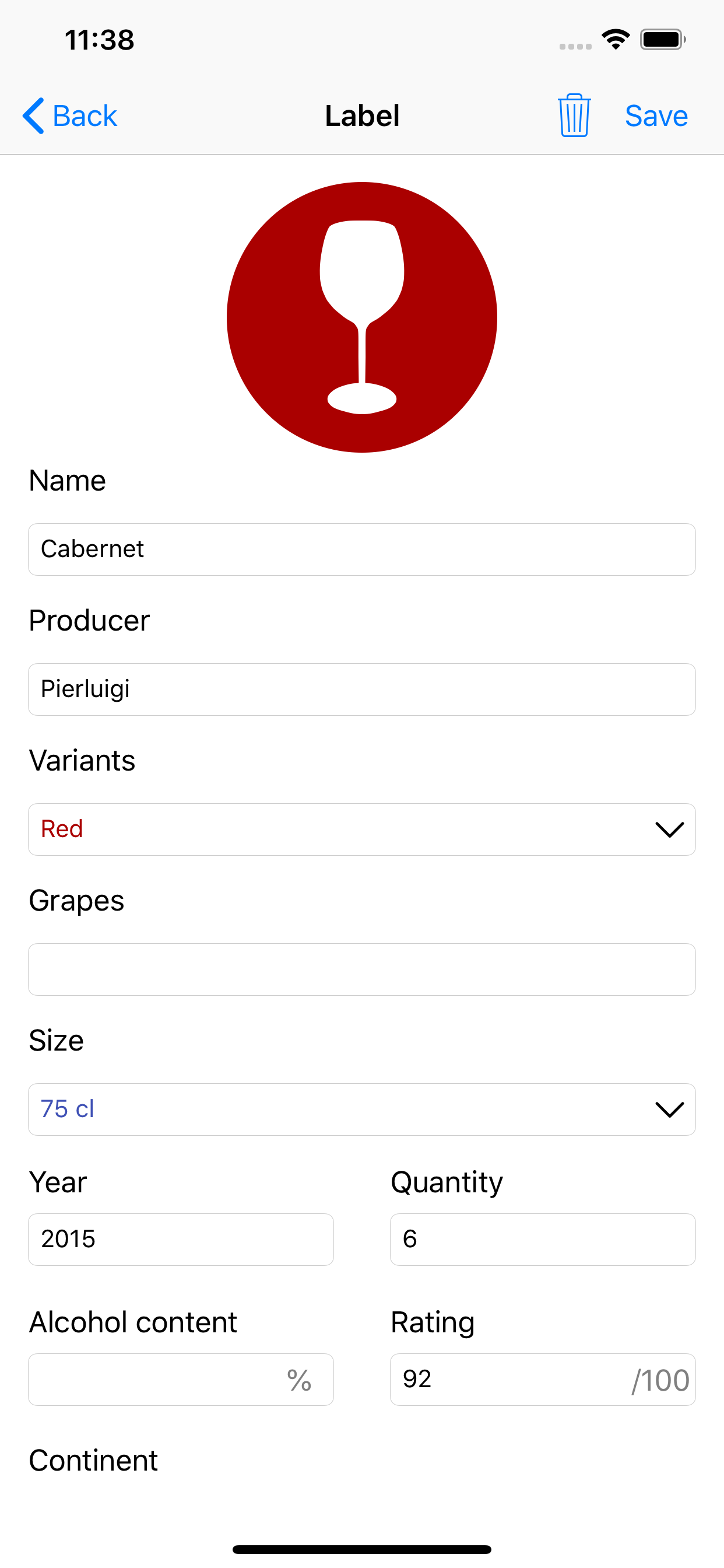 My wine cellar pro screenshot 5