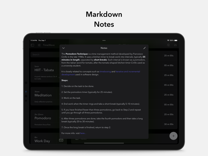 TimeWave Timer Chains
