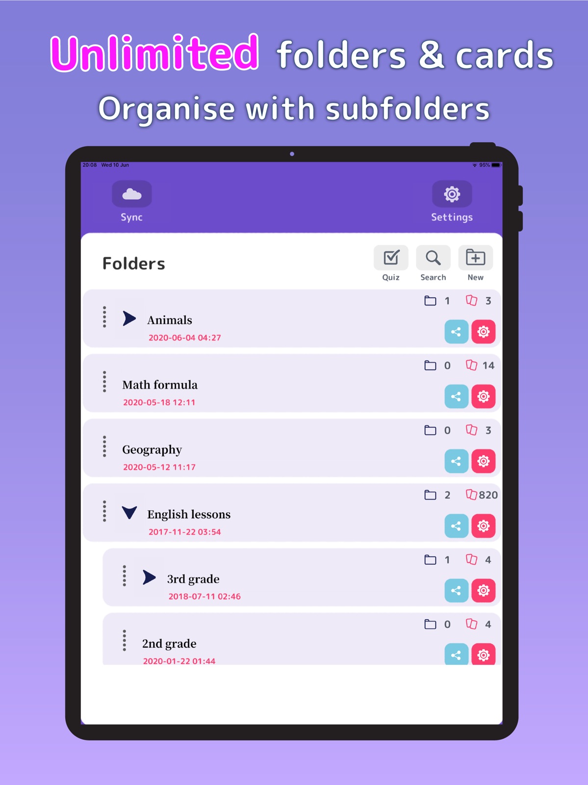 Flashcards Maker ipad screenshot 4