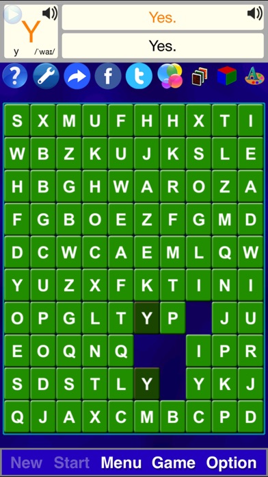 Alphabet Solitaire English SZY Screenshot